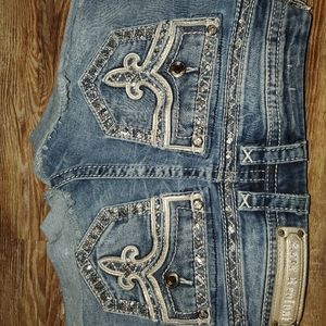 COPY - Size 26 Rock Revival shorts